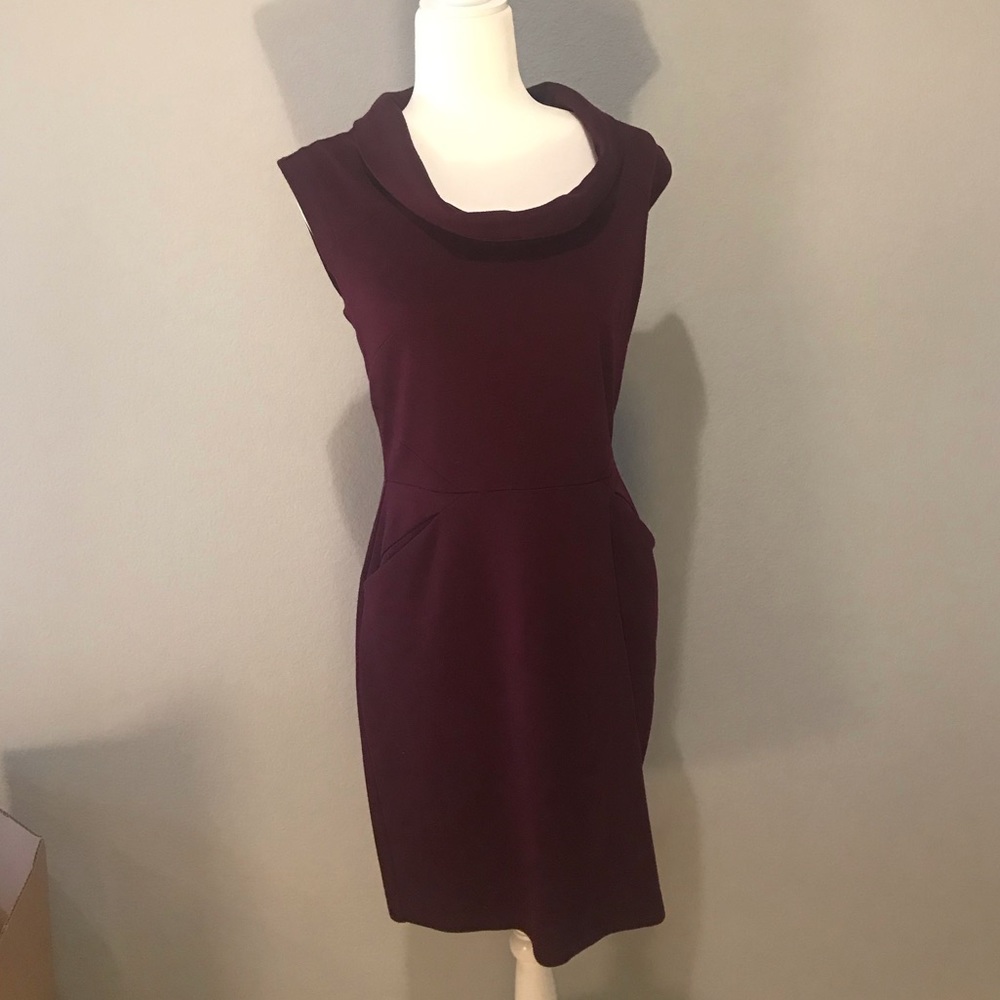 Eggplant Banana Republic Dress